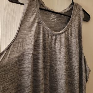 Grey athletic tank top
